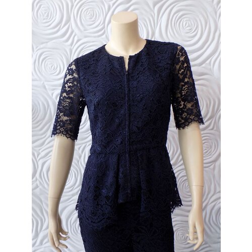 Donna Degnan Donna Degnan Lace Peplum Blouse Donna Degnan Donna Degnan Lace Peplum Blouse