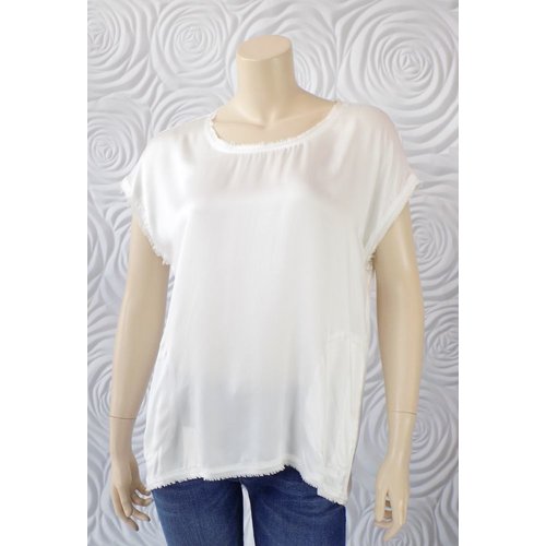Go Silk Go Silk Over Sized Silk T-Shirt Go Silk Go Silk Over Sized Silk T-Shirt