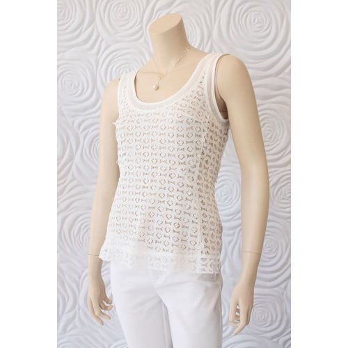 Byron Lars Byron Lars Laser Cut Tank Byron Lars Byron Lars Laser Cut Tank
