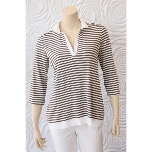 GranSasso GranSasso Long Sleeve Polo GranSasso GranSasso Long Sleeve Polo