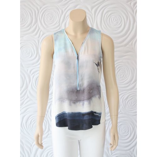 Go Silk Go Silk Sleeveless Zip Up Tank Go Silk Go Silk Sleeveless Zip Up Tank