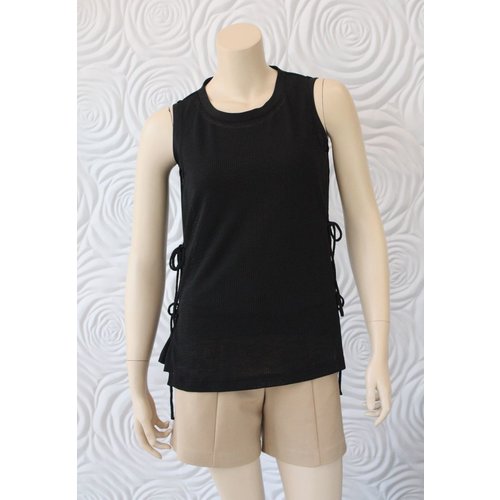 209 West 209 West Sleeveless Top with Tie Detail 209 West 209 West Sleeveless Top with Tie Detail