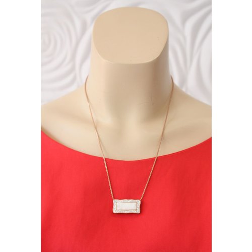 La Costa La Costa Convertible Rectangle Ghite Quartz Rose Gold La Costa La Costa Convertible Rectangle Ghite Quartz Rose Gold