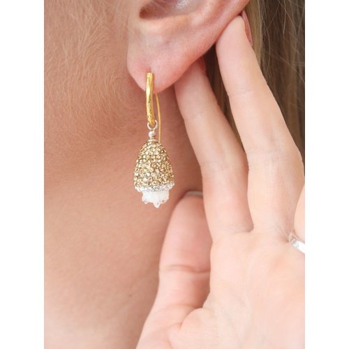La Costa La Costa Dome Loop Gold White Quartz La Costa La Costa Dome Loop Gold White Quartz