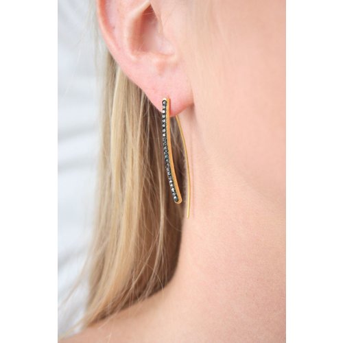 La Costa La Costa Gold Simplicity Loop Hematite La Costa La Costa Gold Simplicity Loop Hematite