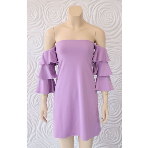Susana Monaco Susana Monaco Ruffle Sleeve Dress Susana Monaco Susana Monaco Ruffle Sleeve Dress