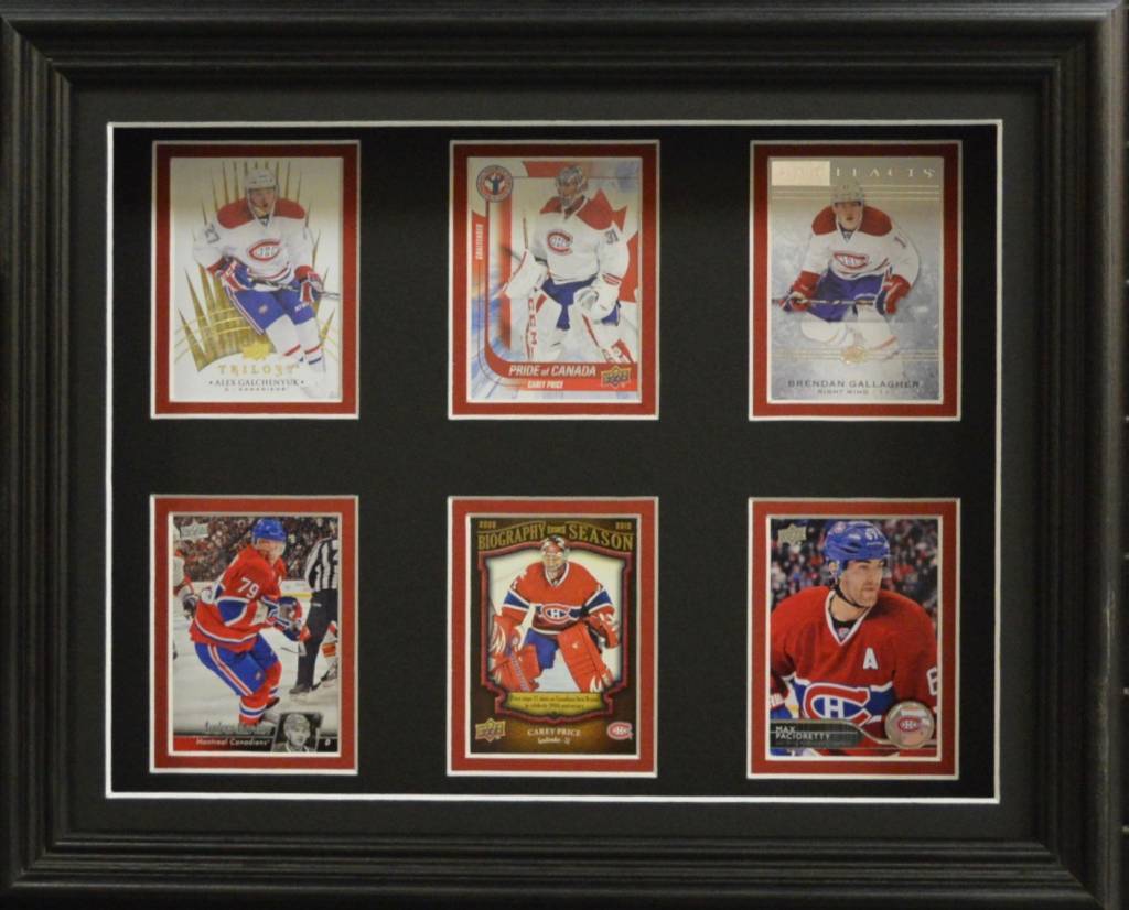 MONTREAL CANADIENS 11X14 SHADOWBOX FRAME AJW Sportscards