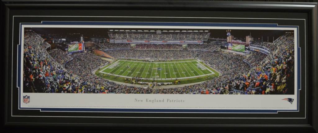 New England Patriots Gillette Stadium Panorama 16x42 Frame Ajw New England Patriots Gillette Stadium Panorama 16x42 Frame Ajw Sportscards