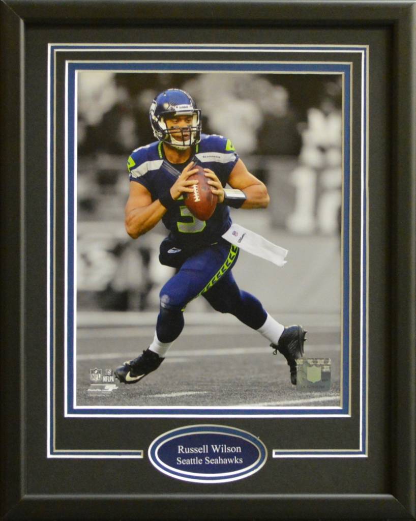 Rus Wilson 11x14 Frame Seattle Seahawks Ajw Sportscards Rus Wilson 11x14 Frame Seattle