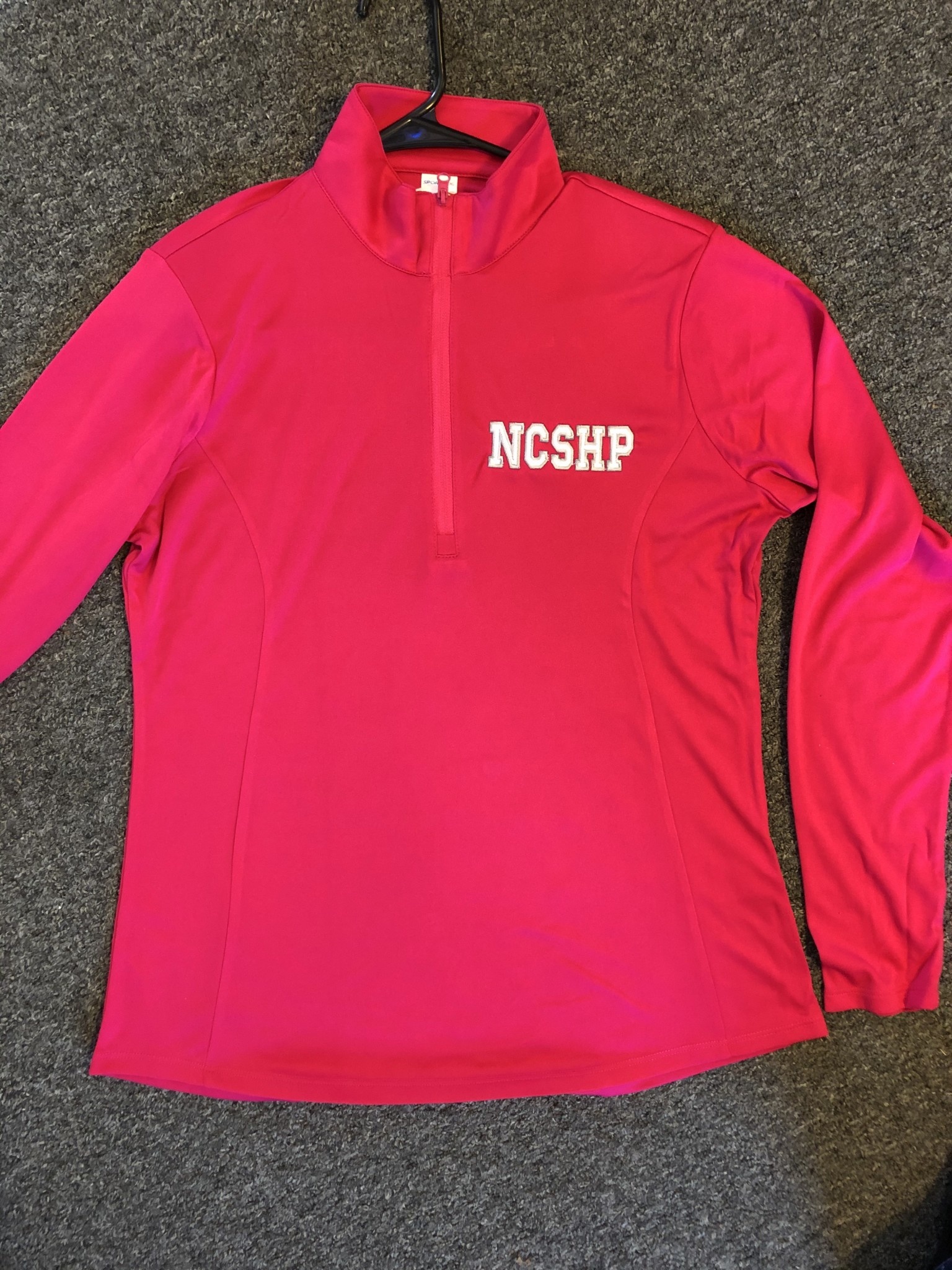 Ladies SportTek® PosiCharge® Competitor™ 1/4Zip Pullover Pink NC