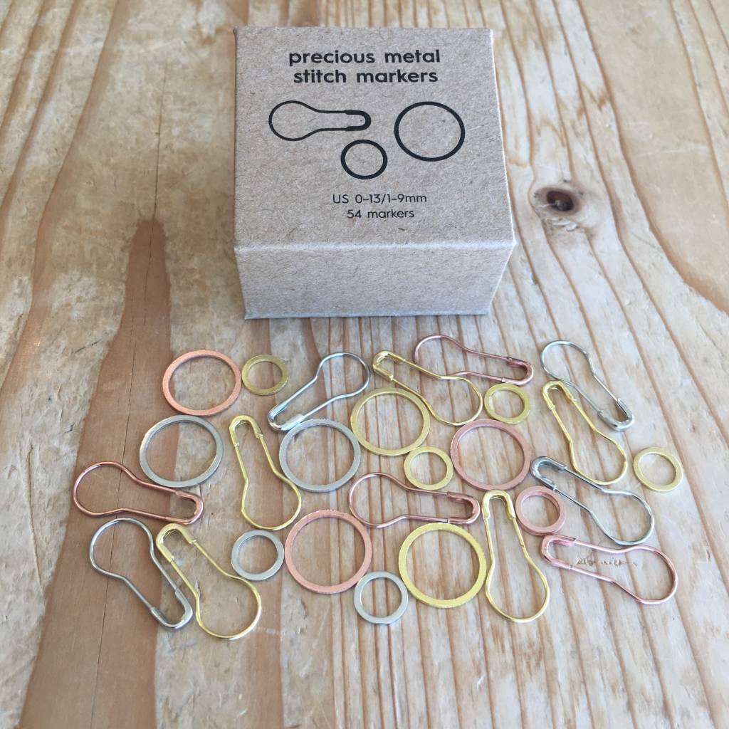 Cocoknits Precious Metal Stitch Markers Monarch Knitting