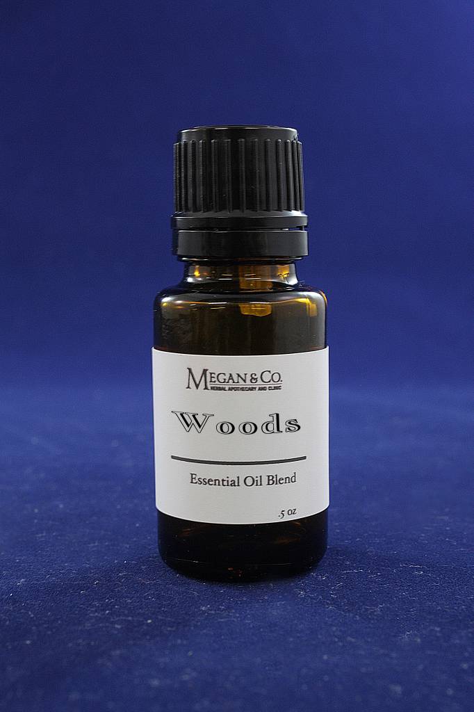 Woods Essential Oil Blend, .5 oz, EO Blend MEGAN & CO. Herbal