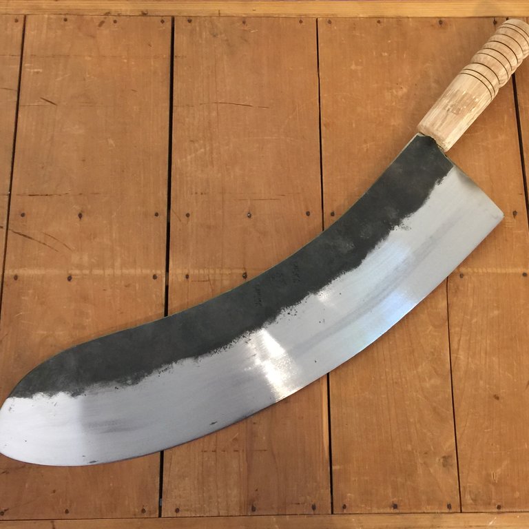 Zirh Turkish Mincing Knife 500mm Carbon Bernal Cutlery