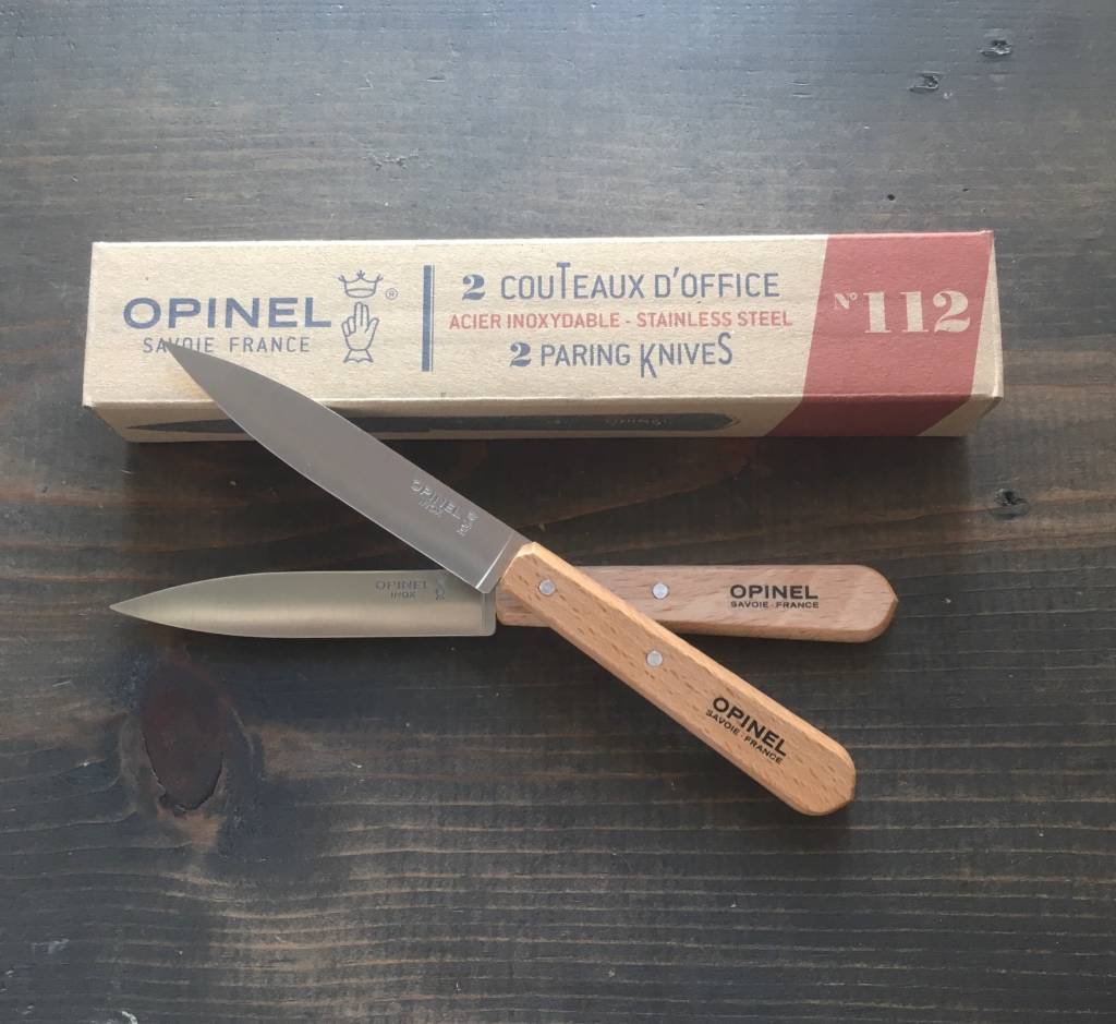 Opinel set of 2 Paring Knives Stainless Bernal Cutlery