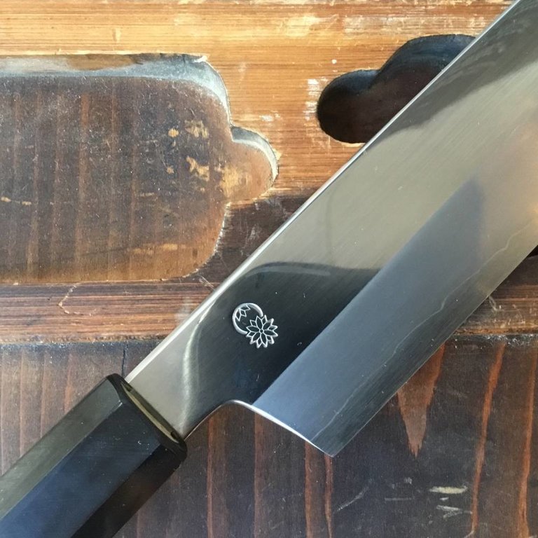 Sakai Kikumori 240mm Kiritsuke Gyuto 'Choyo' Ginsanko Stainless