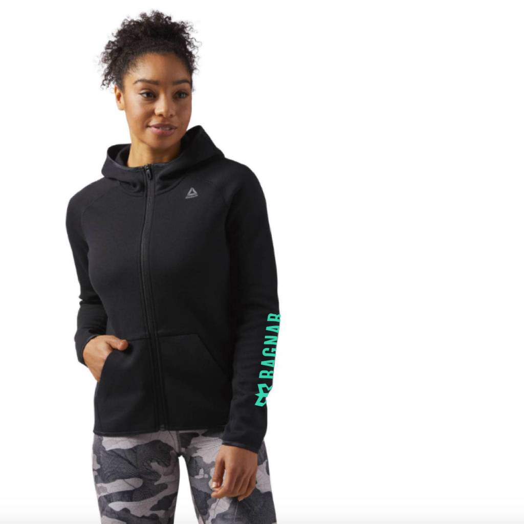 black reebok hoodie women's
