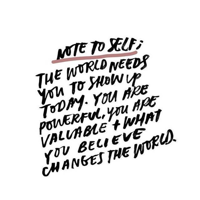 The World Needs YOU to Show Up Today