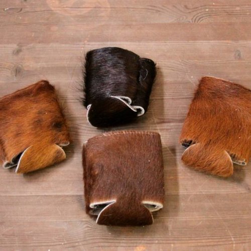 Cowhide Koozie Cactus Creek