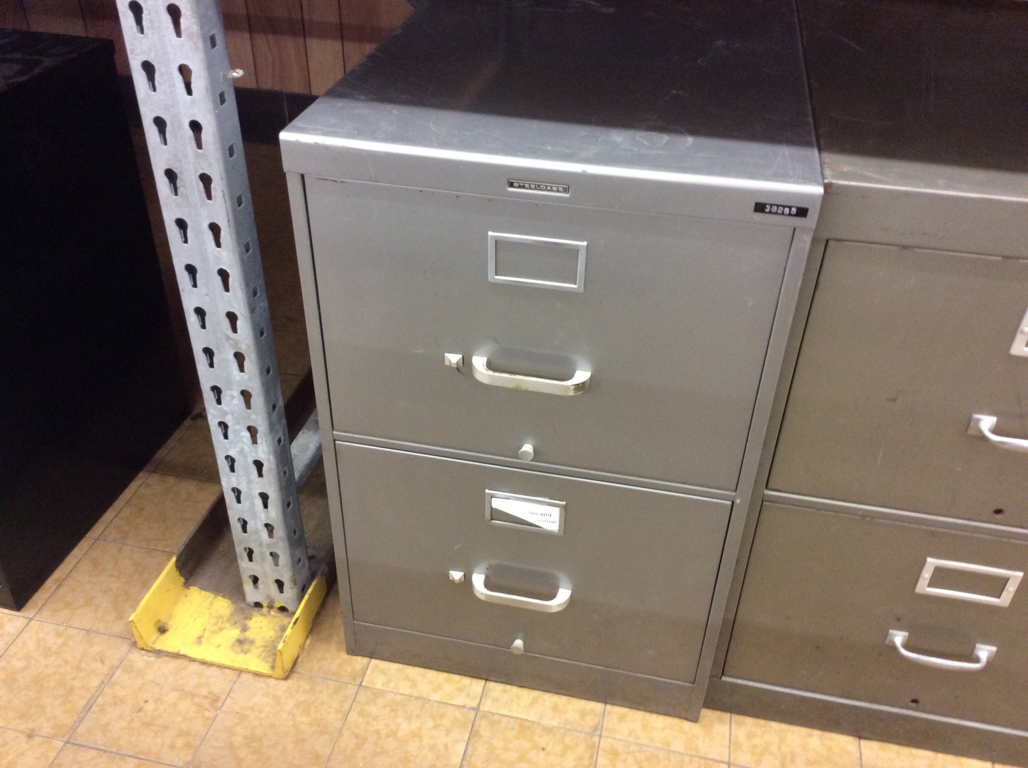 Gray Legal Vertical 2 Drawer File Cabinet 5 1 19