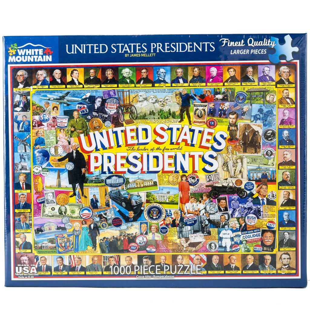 Just for Kids US PRESIDENTS PUZZLE WITH LANDMARKS 1000pcs The Store