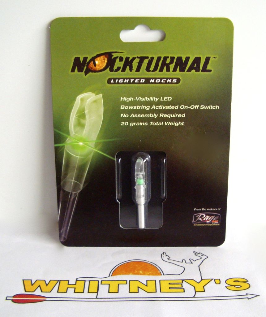 Nockturnal Nockturnal Lighted Nocks NT403 H GreenSingle Pack