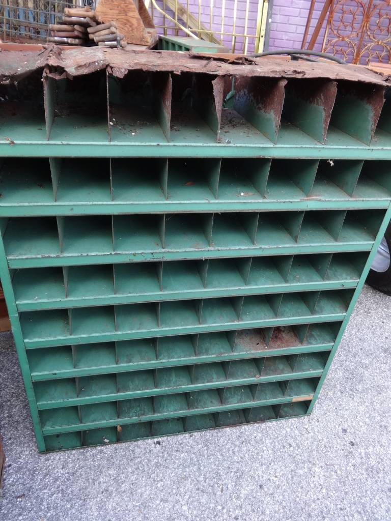 Vintage Kar 72 Unit Metal Parts Bin Sarasota Architectural Salvage