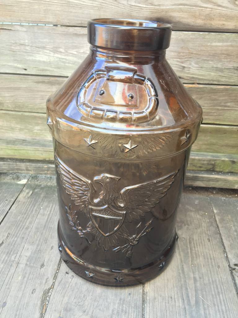 1976 Brown Eagle 5 Gallon Milk Jug Sarasota Architectural Salvage