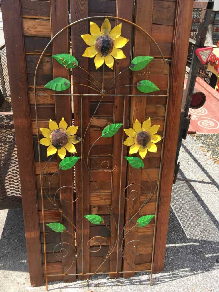 5 SunFlower Fence Trellis Sarasota Architectural Salvage, 1093