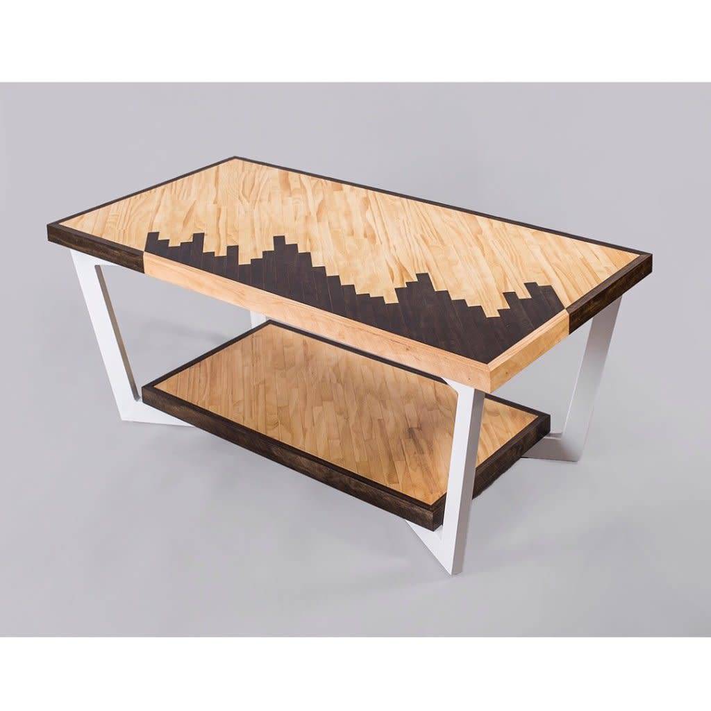 Rustic modern coffee table style 3