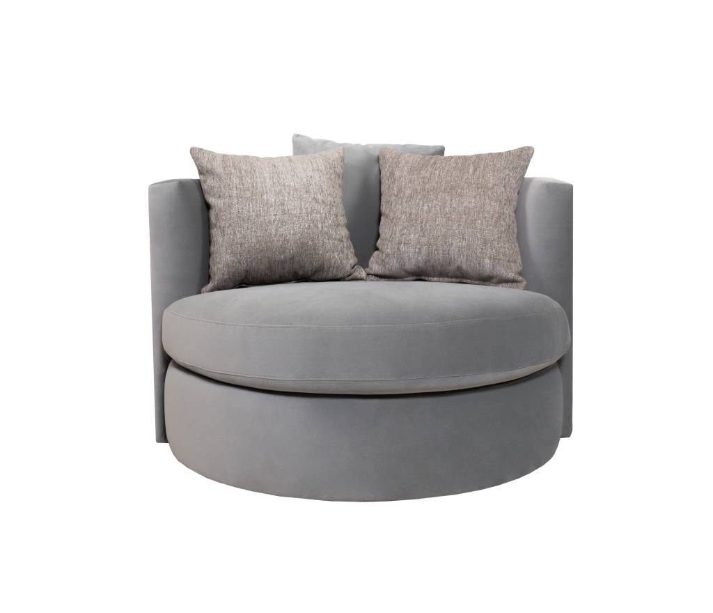 HOWSE | LIVING | BOONE SWIVEL CHAIR - MOON - HOWSE