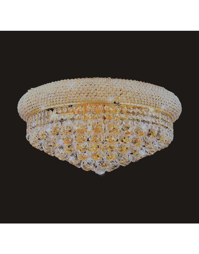 B S Lighting 1006f 16x8 Gold Chandelier Flush Bagel Style B S Lighting 1006f 16x8 Gold Chandelier Flush Bagel Style