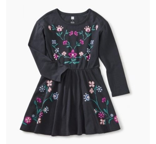 Tea Collection Nordic Floral Skater Dress