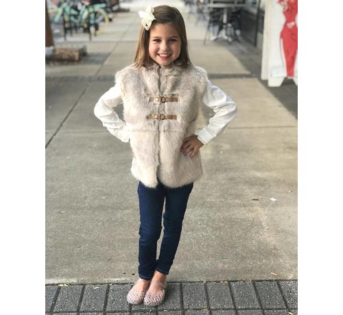 Mayoral Faux Fur Vest