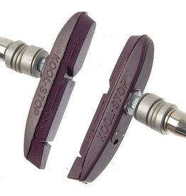 KOOLSTOP SUPRA 2 THREADED POST PURPLE BRAKE BICYCLE BRAKE PADS