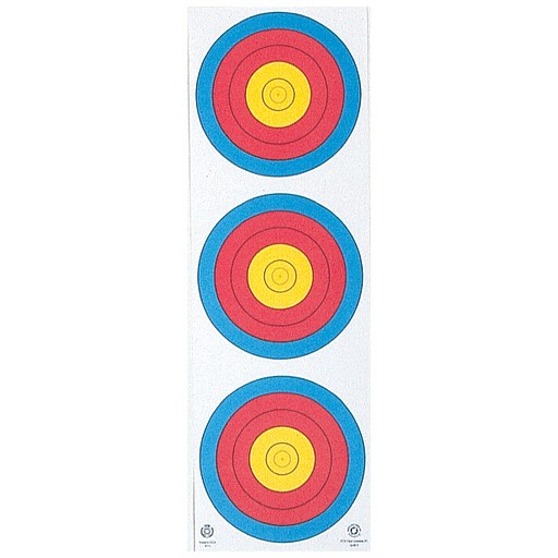 3006 Vegas 3 Spot Colour Target Vertical Sioux Archery