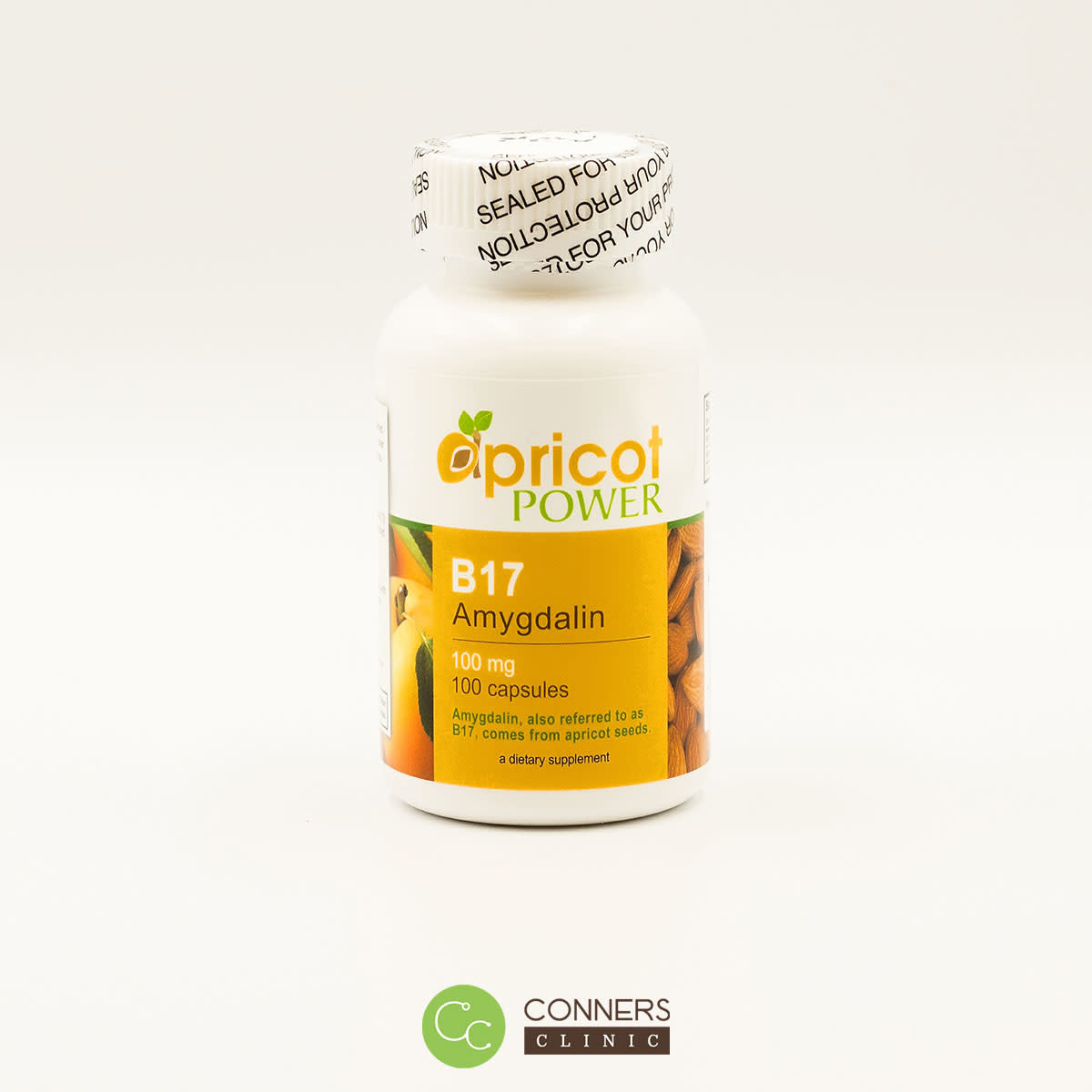 Apricot Power B17/Amygdalin 100mg Capsules Conners Clinic