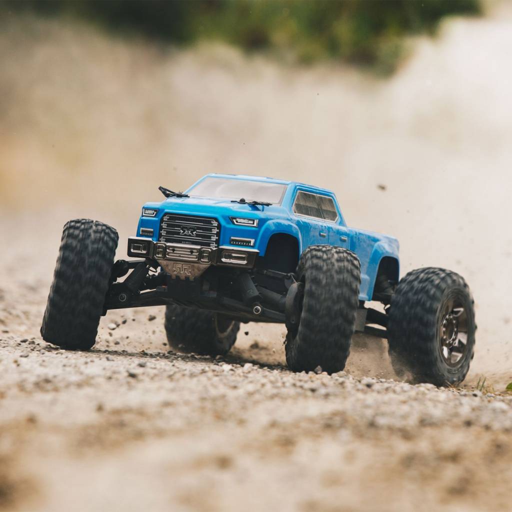 ARA102711 1/10 Bigrock Crew Cab 4x4 3S BLX Blue RTR - HobbyQuarters