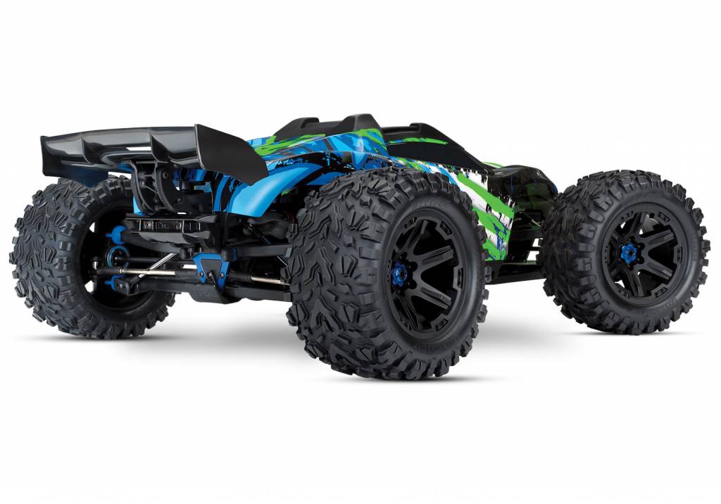 E- Revo VXL Brushless 1/10 Scale Monster Truck Green - HobbyQuarters