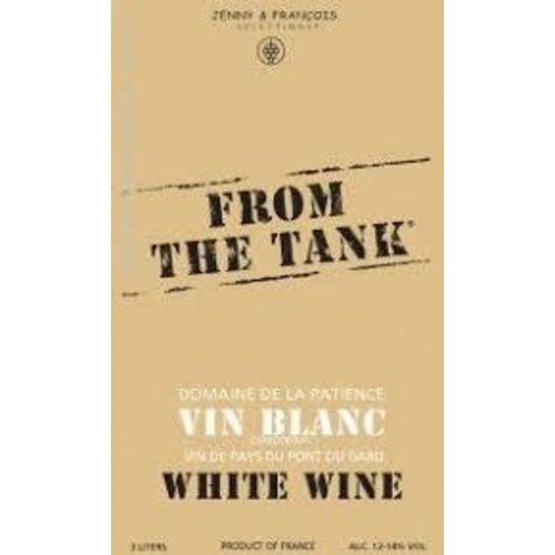 Domaine de la Patience, 'From the Tank,' Chardonnay, Coteaux du Pont du Gard, France, 3L Domaine de la Patience, 'From the Tank,' Chardonnay, Coteaux du Pont du Gard, France, 3L