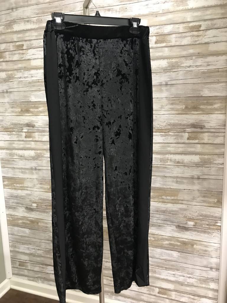 black elastic waistband woven