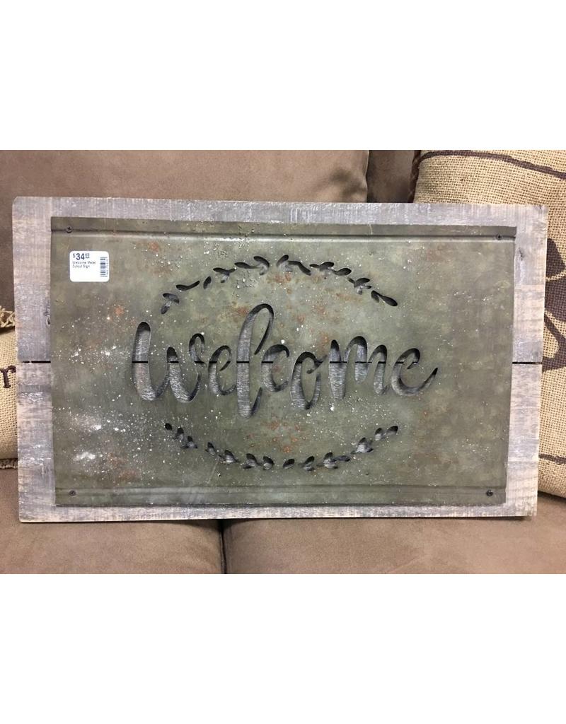 Metal Cutout Sign Heirloom Home