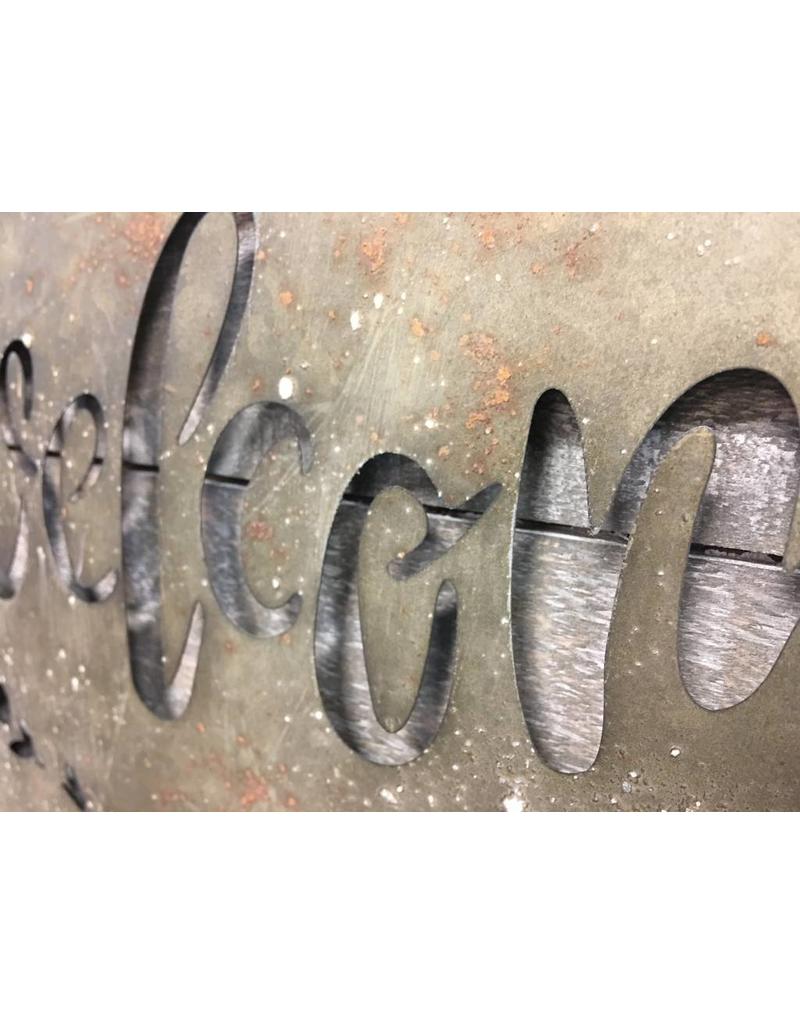 Metal Cutout Sign Heirloom Home