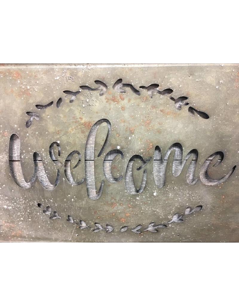 Metal Cutout Sign Heirloom Home
