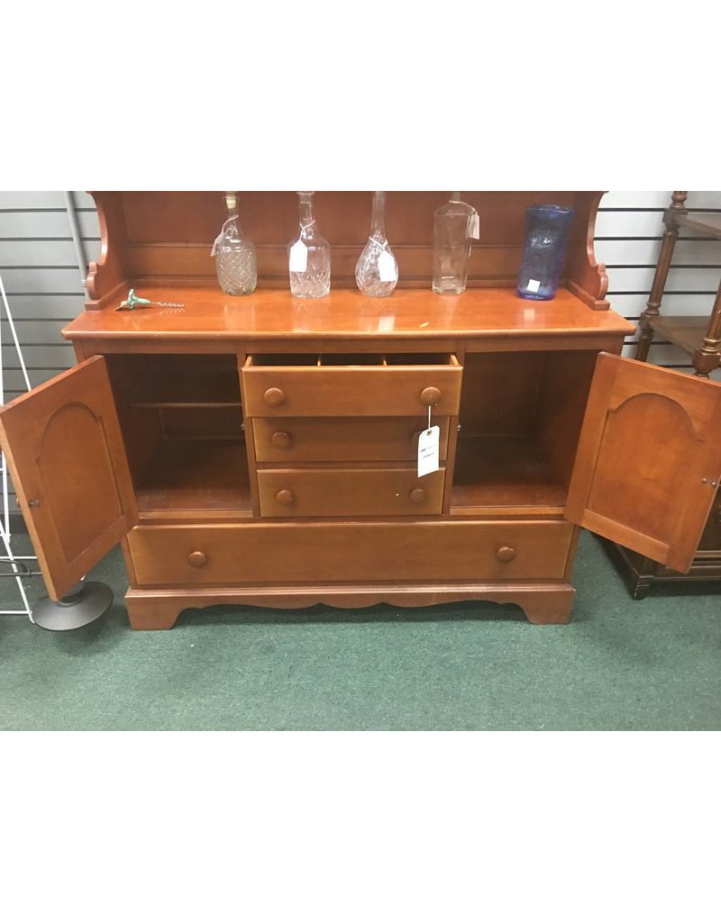 Solid Maple 2pc Open Top Hutch Heirloom Home