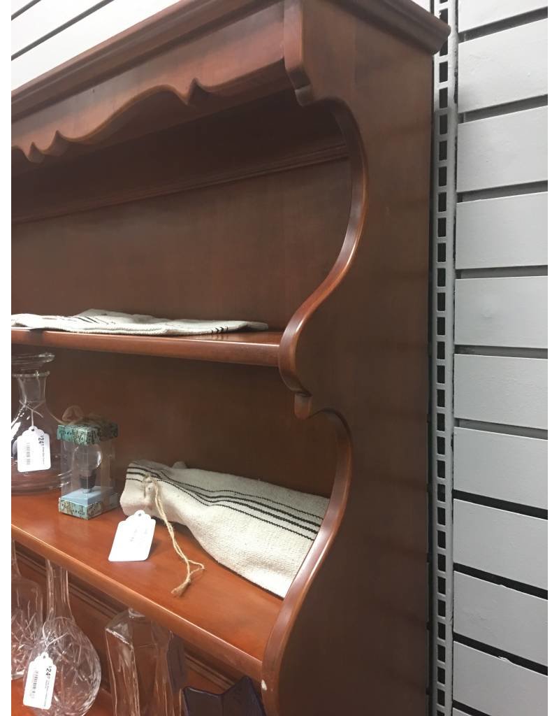 Solid Maple 2pc Open Top Hutch Heirloom Home