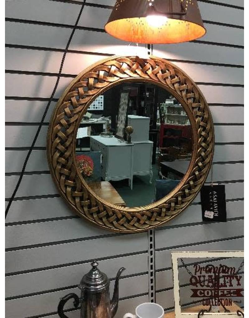 Round Braided Chain Wall Mirror Heirloom Home