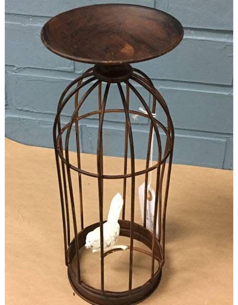 Birdcage Candle Holder, 10.75" Heirloom Home