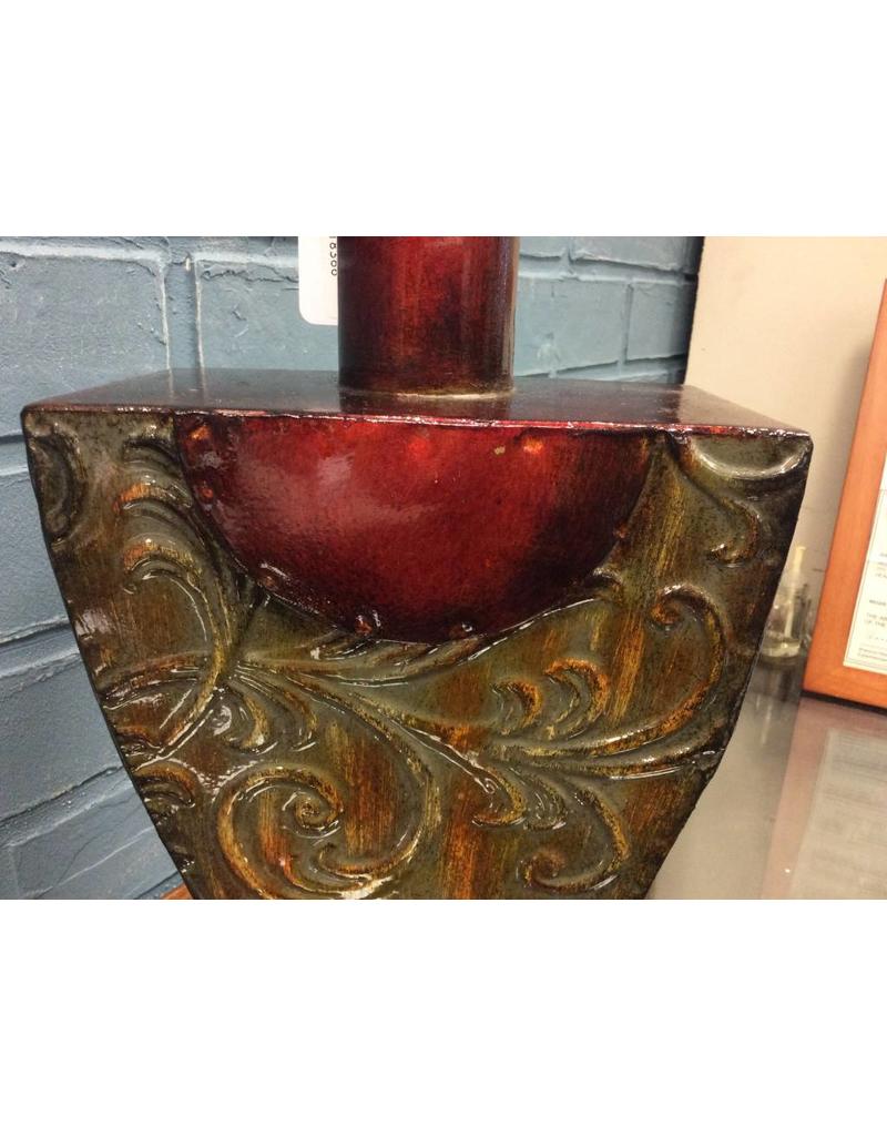 Decorative Metal Urn With Lid Heirloom Home