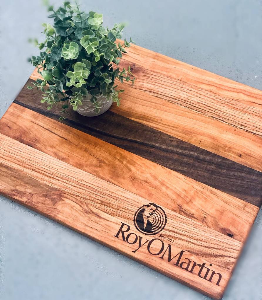 Custom Engraved Cutting Board Large Aspen Bleu
