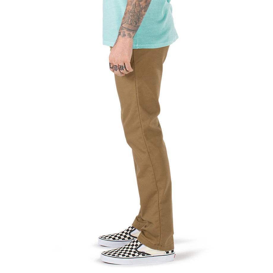 khaki pants vans